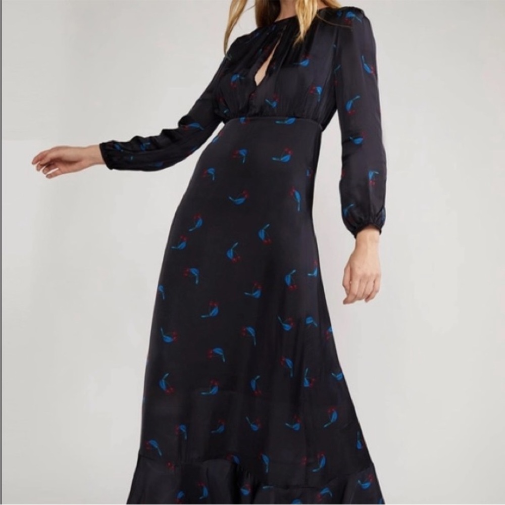 Cynthia Rowley cherry dress maxi